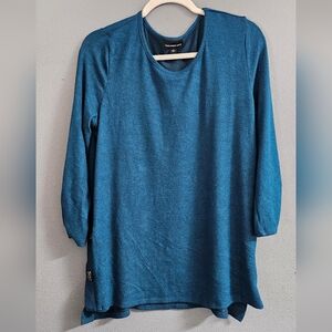 Fortune + Ivy Blue Long Sleeve Sweater Size L